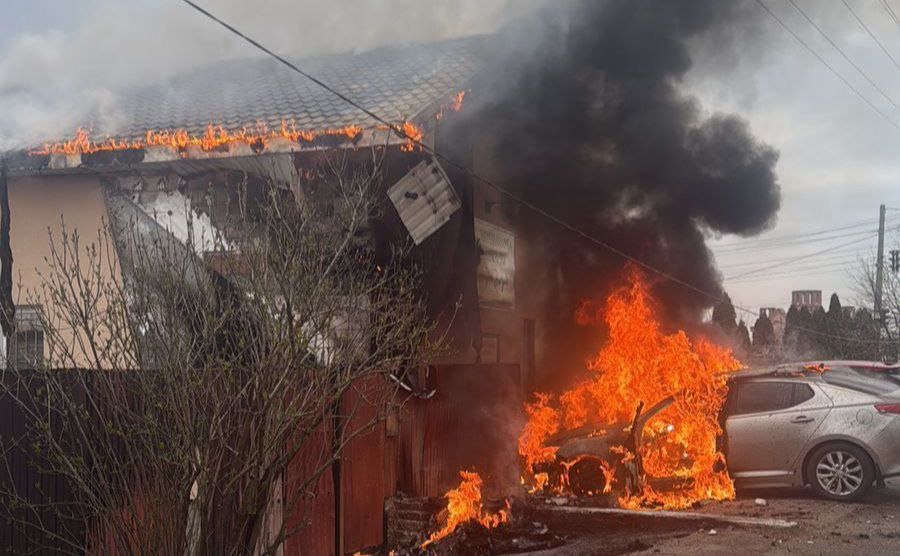 Під Києвом «шахед» влучив у ветклініку: всі тварини загинули (ВІДЕО)