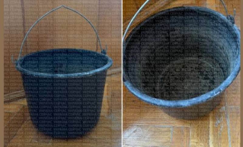 На Тернопільщині виконавча служба вилучила у боржника чорне відро