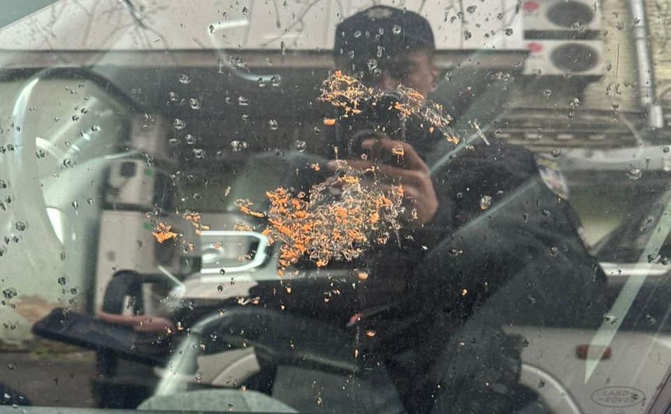 Цеглиною по по чужому Land Rover: столична поліція затримала хулігана