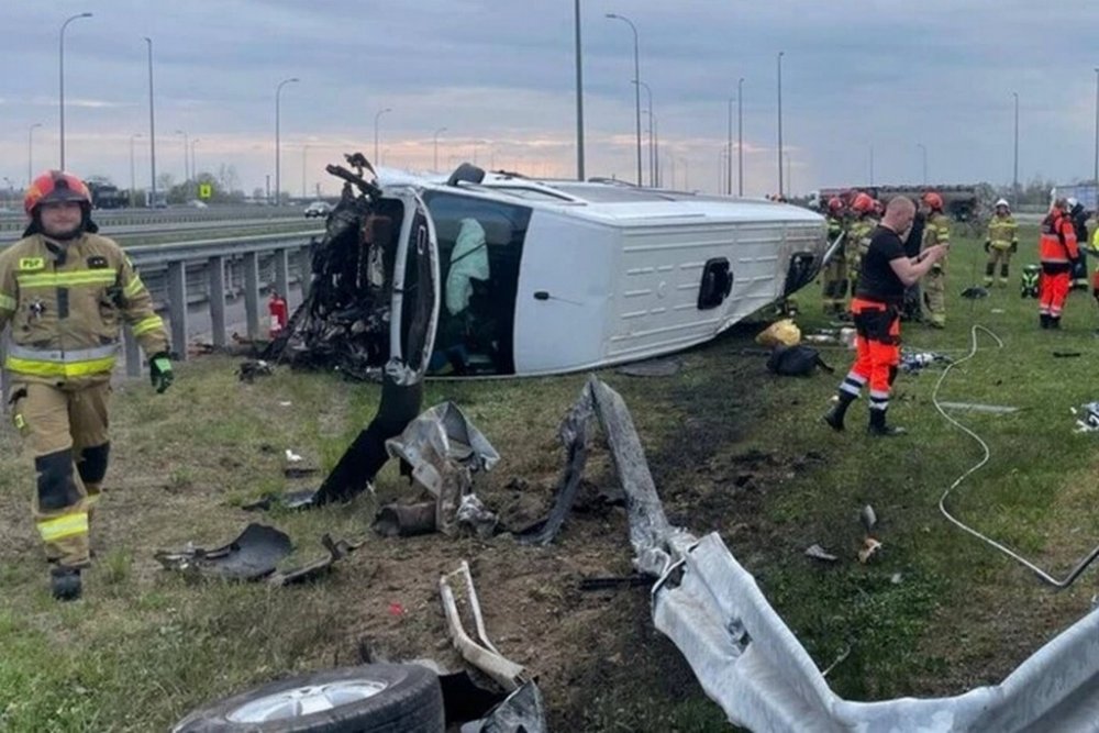 У Польщі перекинувся автобус з українцями (ФОТО)