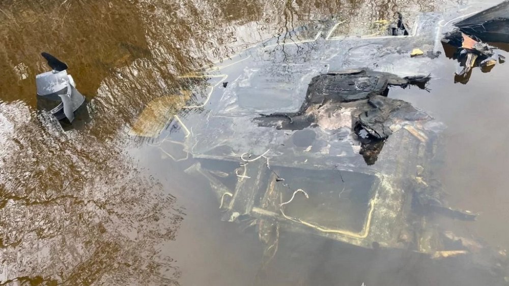 У Києві після масованої атаки із Дніпра дістали російський БпЛА (ВІДЕО)