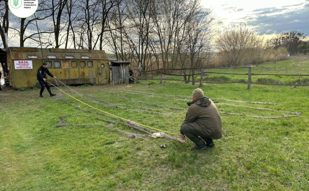 У Київській області чоловік наловив на Дніпрі сітками риби на понад 60 тисяч гривень (ФОТО)