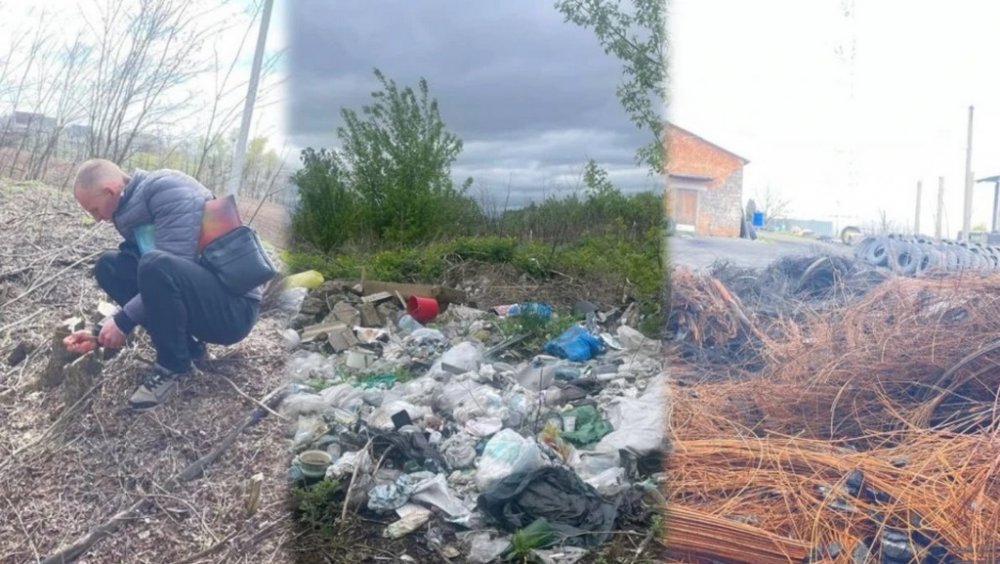 На Білоцерківщині виявили незаконну вирубку, спалювання шин і стихійні сміттєзвалища