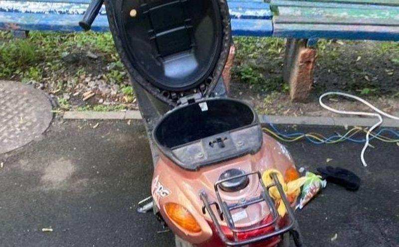 Столична поліція затримала рецидивіста, який вкрав мопед Yamaha