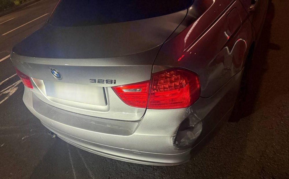 У Печерському районі п’яний водій в’їхав в авто та намагався втекти від поліція (ФОТО)